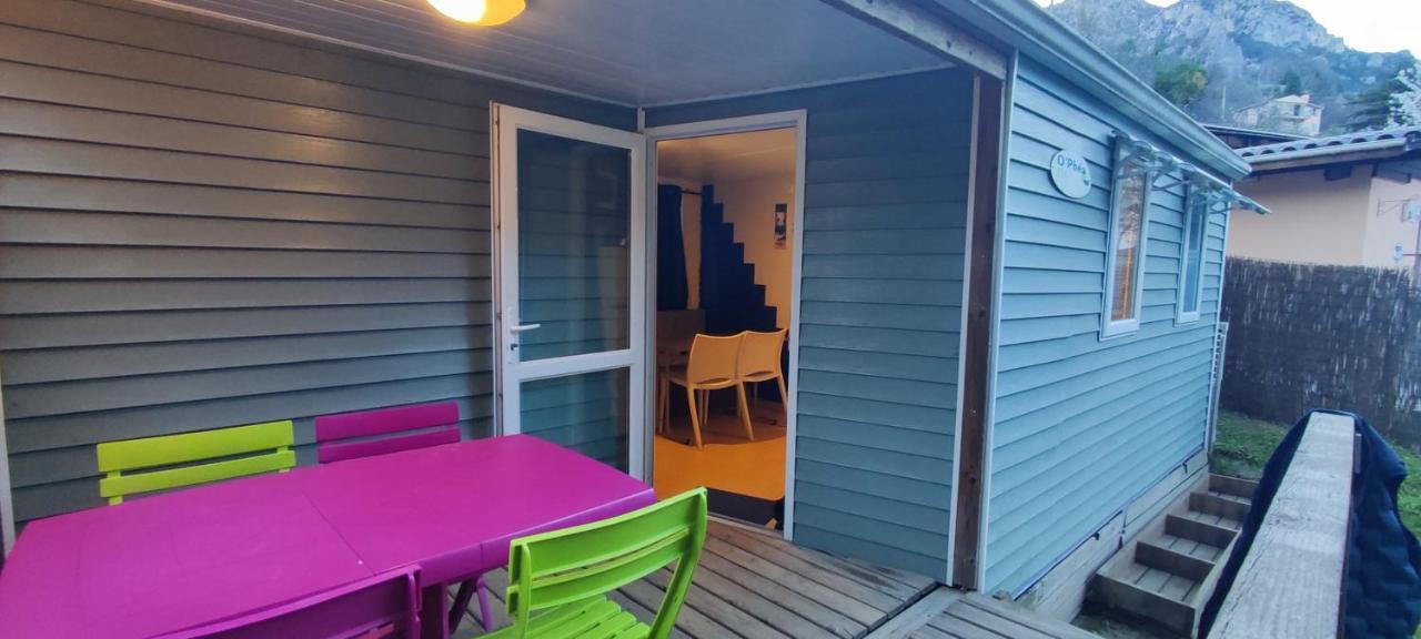 Mobil-Home Confort 4Pers. Mercantour Roquebilliere Bagian luar foto